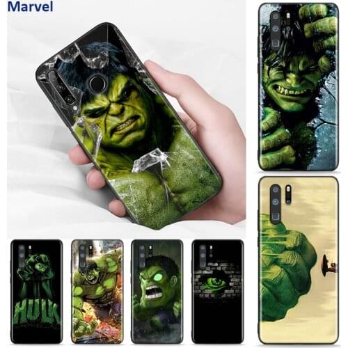 Silicone Black Cover Marvel Hulk Avengers For Huawei Nova 8 7 6 SE 5T 7i 5i 5Z 5 4 4E 3 3i 3E 2i Pro Phone Case