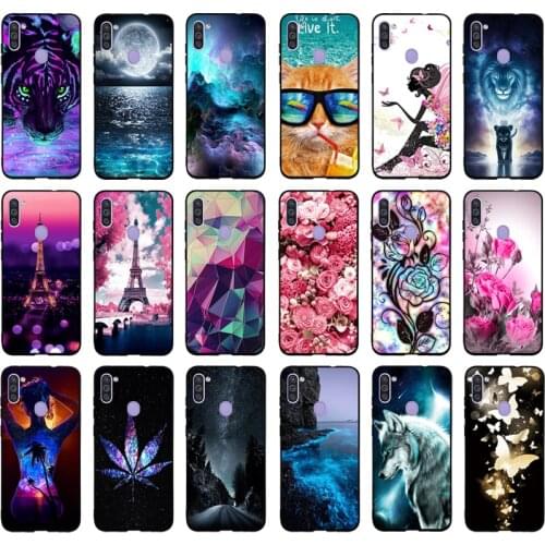 For Samsung Galaxy M11 M115F Case For Samsung A11 M11 6.4" Case Cover Soft TPU Back Cover For Samsung Galaxy A11 A115F Coque Bag