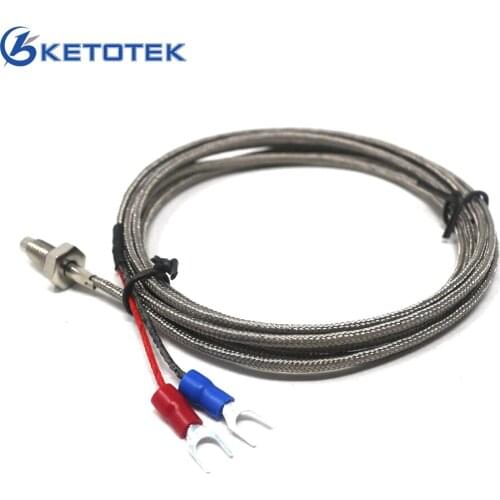 2 Meters K Type Thermocouple Temperature Measurement Sensor F0029