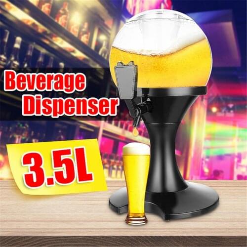 Bar Beer Tower Dispenser Party Wine Beer Water juice Beverage Tabletop Home Bar Liquid Drinking Ice Core Container Pourer 3.5L