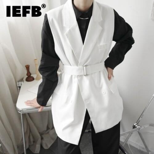 Мужские двубортные жилеты IEFB China At AliExpress