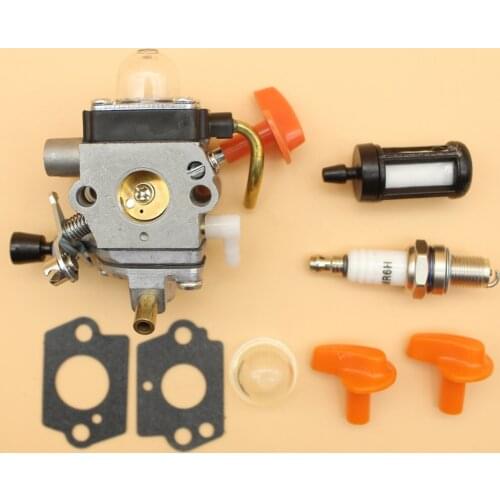 Trimmer Carburetor Knob Filter Kit Fit STIHL FS87 FS87R FS90 FS90R FS110 FS100 FS100R FS110 FS110R FS110X FS130 FS130R Strimmers