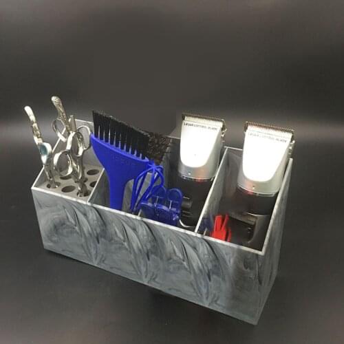 Hairdressing Tool Box Barbershop Storage Case Hair Scissor Rack Container Hairdressing Tool Box Hair Clips Box Organizer