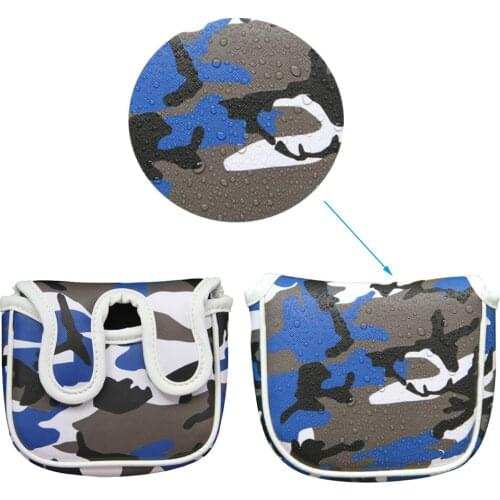 Square Golf Mallet Putter Headcover, Performance PU Leather Material (Designed for Smaller Mallet Putters)