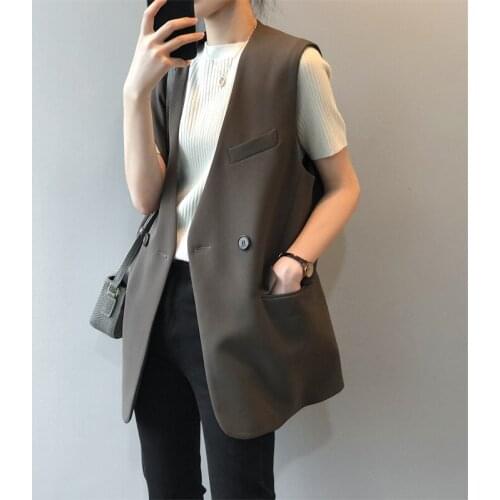 Женские длинные жилеты LFFMHMT China At AliExpress