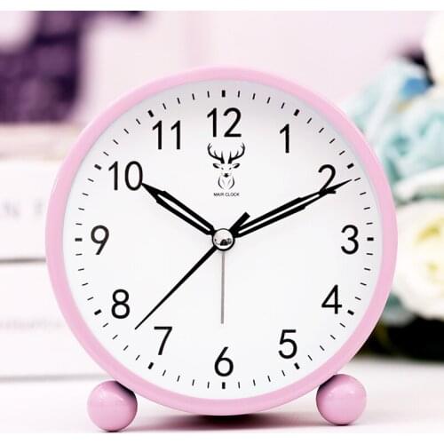 Girls Bedroom Bedside Animal Cartoon Small Simple Alarm Clock Kids Desk Digital Sleep Alarm Clock Living Room Decoration OO50AC