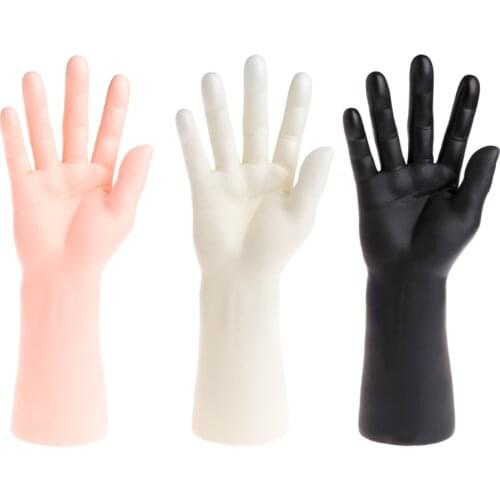 Male Men Mannequin Hand Display Jewelry Bracelet Ring Glove Stand Holder Show