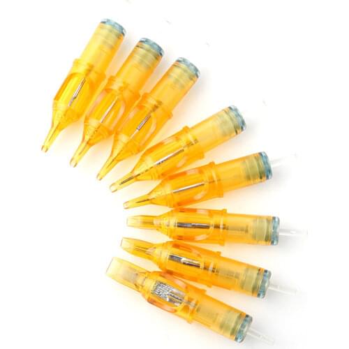 10PCs Disposable Tattoo Cartridge Needles Tattoo Makeup 1RL/3RL/5RL/7RL/9RL/11RL/14RL for Microblading Tattoo Machine