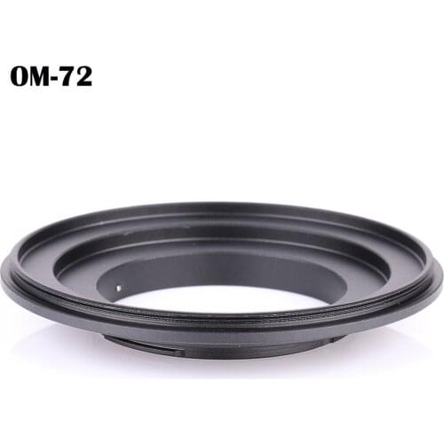 OM-72mm Macro Reverse lens Adapter Ring for Olympus DSLR OM Mount
