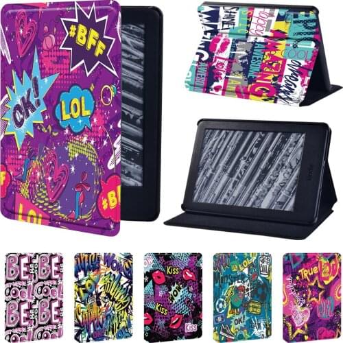 Anti-fall Case for Kindle Paperwhite 1/2/3/4 Tablet Adjustable Folding Stand Cover for Kindle 10th Gen 2019/Kindle 8th Gen 2016