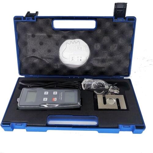 Split Digital Push Pull Force Gauge Tester Meter with Force Range Plus Minus 500 kgf 3 Units kgf N Lbf