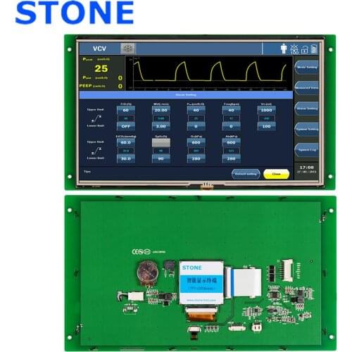 STONE Human Machine Interface LCD Display Module Touch Panel with Controller + UART Interface