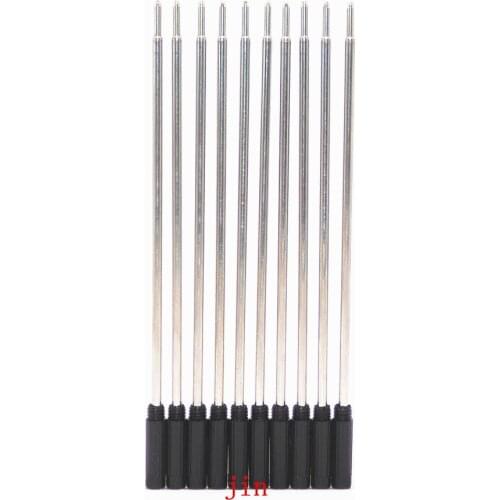Factory outlets high quality 10pcs Black Refills ink medium Nib Ballpoint Pen New