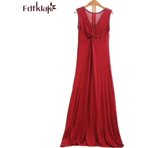 Women nightwear nightgowns sexy sleeveless night gown comfortable cotton nightdress v-neck long night dress female nightshirt