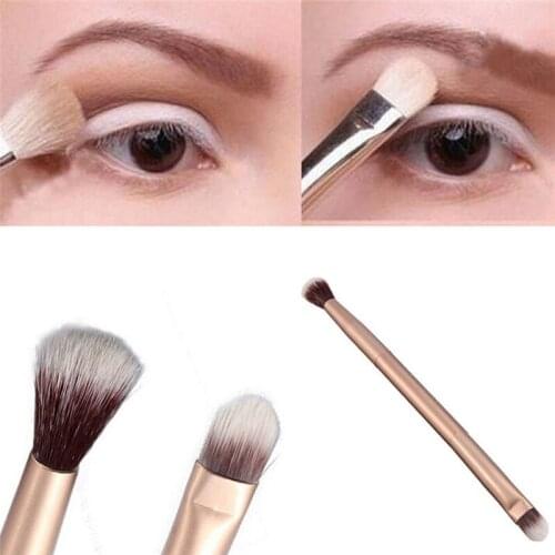 1Pcs Double Head Makeup Brush Eyeshadow Eyebrow Eyelashes Brush Nylon Hair Professional Make Up Brush Cosmetics Tool