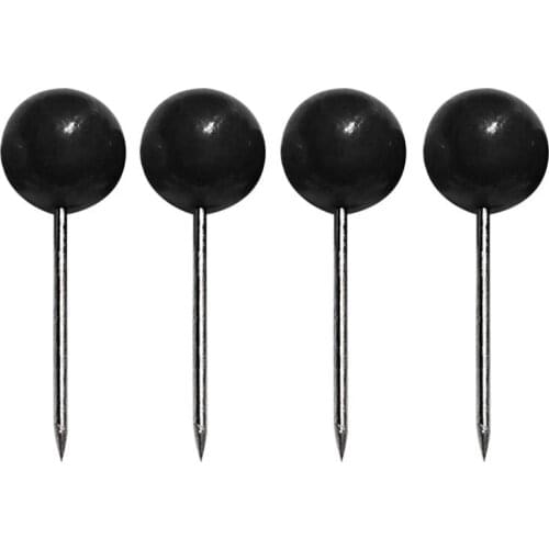 100/500 Pcs Push Pins Round Ball Head Map Tacks With Stainless Point For Office Home Crafts DIY Marking Pin