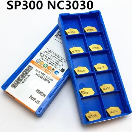 100PCS SP300 NC3030 slotted carbide insert lathe turning tool SP300 Prating lathe cutting blade CNC lathe tool
