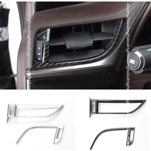 2pcs For Lexus ES ES200 260 300H 2018-2021 Carbon fiber ABS Interior Side Air Vent Outlet Cover Trim Car Accessories