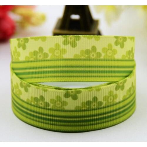 22mm 25mm 38mm 75mm Flower Stripes Cartoon Character Printed grosgrain ribbon party decoration sewing supplies 10Y X-00465