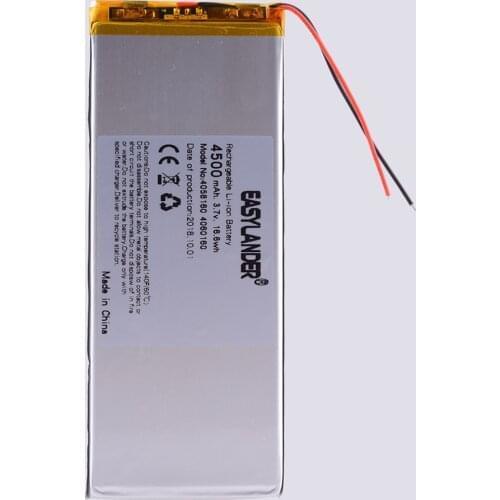 4058160 3.7v 4500mah Lithium Polymer Battery With Board For Tablet Pcs DIY Power Bank Large Size batteries