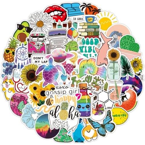 50Pcs Black And White Sexy Girl Stickers Laptop Guitar Luggage Fridge Skateboard Waterproof Graffiti Sticker Classic Gift Decal