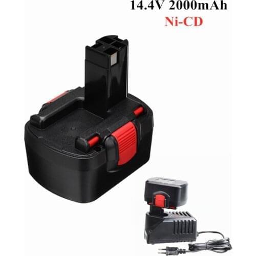 BAT038 14.4V 2000mAh Rechargeable Battery for bosch BAT038 BAT040 BAT140 BAT159 BAT041 3660K NI-CD PSR GSR GWS GHO 14.4V Battery