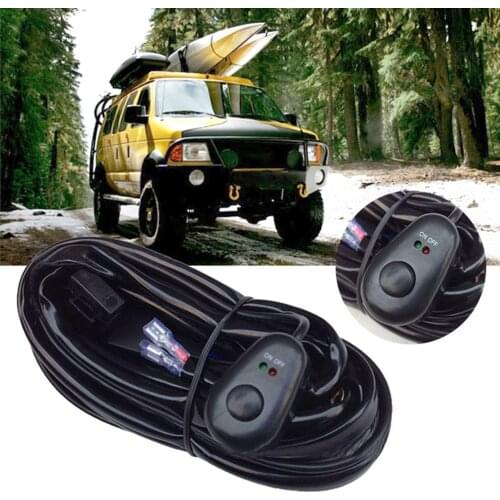 300W IP68 9.84ft Car Wiring Harness 40A Power Relay with Switch for 300W LED Light Bars Wiring Harness Car Light Accessories