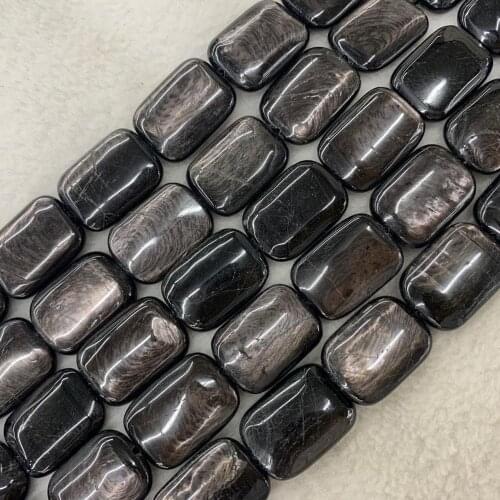 Rectangle shape Hypersten / Hypersthene stone beads natural stone beads DIY loose beads for jewelry making strand 15" wholesale