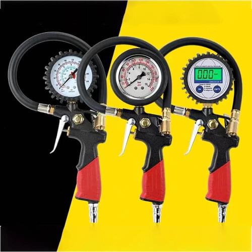 Pressure Gauge Barometer Car Motorcycle Inflated Pumps Deflated Tire Gauge High Precision Air Manometer