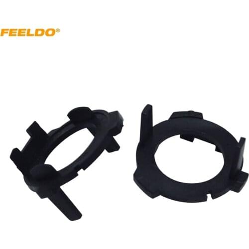 FEELDO 2pcs H7 LED Bulb Holder Adapters Base For Volkswagen Lavida/GranLavida/Touran/Tiguan Lamp Holder #5539
