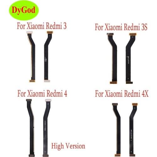 DyGod For Xiaomi Redmi 3 3S Main Motherboard Connector Flex Cable Mobile Phone Ribbon Replacement Parts For Xiaomi Redmi 4 4X