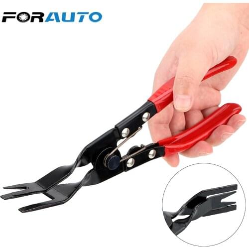 FORAUTO Motorcycle Truck Car Light Open Plier Car Headlight Lens Opener Rivet Removal Tool Push Down Pincers Buckle Plier