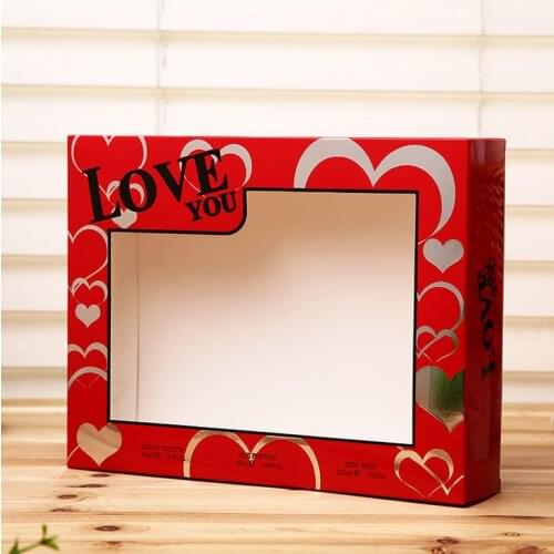 Glossy Lamination Custom Toy Gift Box Doll Packaging Box With PVC Window ---DH10815