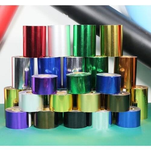 120M*8CM Hot gilding paper Anodized aluminum for PVC card PU leather plastic bronzing machine special gold foil paper silver