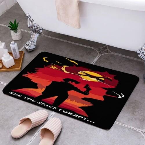 Cowboy Bebop Anti-slip Doormat Vacuuming Water Absorbing Kitchen Bedroon Bath Floor Mats Home Entrance Home Decora