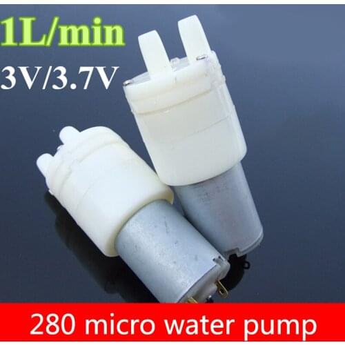 1PC 280 3V 3.7V Low Noise Miniature Diaphragm Pump Self-priming /Tea Accessories /Metering Water Pump