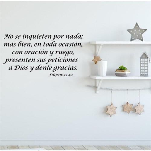 Spanish quote wall sticker offer welcome to our house wall decal For living room decoration wallpaper Vinyl RU4044