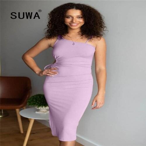 Solid Color Sexy Maxi Dress Women Off Shoulder Backless Bodycon Long Summer Clothes Elegant Beach Party Club Outwear