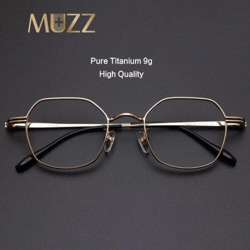 Pure Titanium Glasses Frame Women Retro Ultra Light Square Eyewear 2022 Prescription Optical Myopia Korean Men Eyeglasses Frame