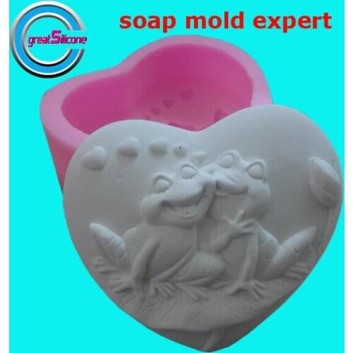 Great-Mold 3D Frog Silicone Moulds Soap Mold Decorating Cake Mould Chocolate Sugarcraft Molds