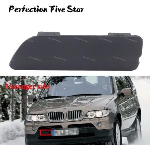 Front Bumper Tow Hook Cover Eye Cap RH Right Side For BMW X5 E53 2003 2004 2005 2006 51117116672