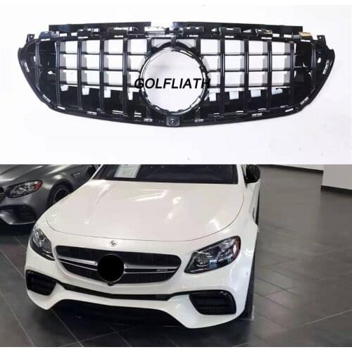 Front Racing Grille GT R Grills Fit For Benz E CLASS W213 E63S 2016-2018 Auto Accessoires