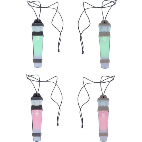 Hiking Outdoor Driving Bike Helmet Sticker Safety Emergency Tactical Flashlight