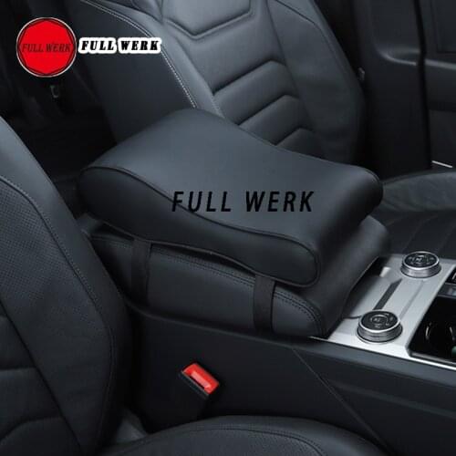 PU Memory Foam Car Interior Central Armrest Box Pad Armrest Box Heightening Protection Mat Cushion for Touareg 19-21 Car Accesso