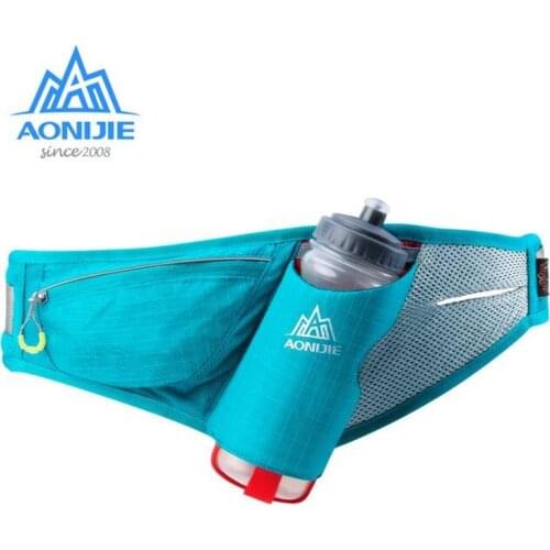 AONIJIE Marathon Running Holder Belt Reflective Running Sports Bags Running Free Running Accessories Nylon Waist Pack