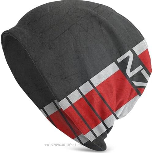 Space Force Mark Naird Winter Warm Beanie Hats Mass Effect N7 Knitted Hat Bonnet Skullies Beanies Caps Men Womens Earmuffs