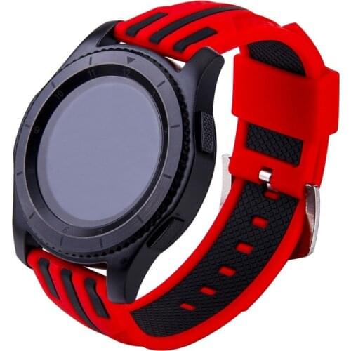 Silicone Replacement Strap for Samsung Galaxy Gear S3 Frontier Watch Band Amazfit Bip Huawei Watch Gt Sport Watch Accessories