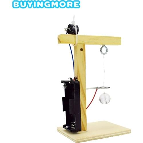 Earthquake Alarm Machine Model Kit Toys for Children Creative Physics Experiment Science Children DIY Assembling Educational Toy