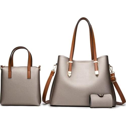 Bag Womens 2021 New Big Bag Womens Bag Fashion Three Piece Set of Messenger Bag Womens Handbag