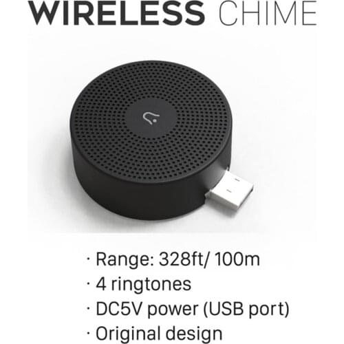 Smart Video Doorbell Chime Doorbell Ding Dong USB powered 5V 1A works with Tuya/CloudEdge J1